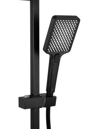 Душевая система WONZON & WOGHAND CUBE 2.0, Черный матовый (WW-88047068-MB), артикул WW-88047068-MB