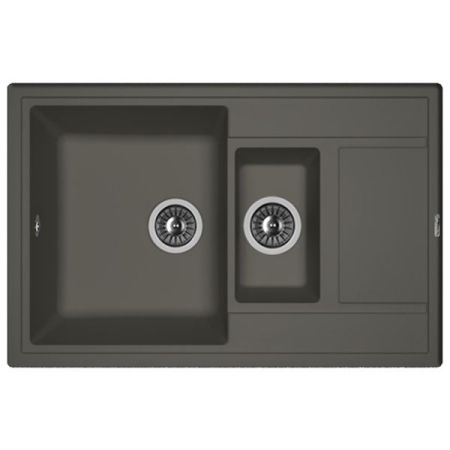 Кухонная мойка Florentina Липси-780К 20.250.D0780 Антрацит, артикул 20.250.D0780.302