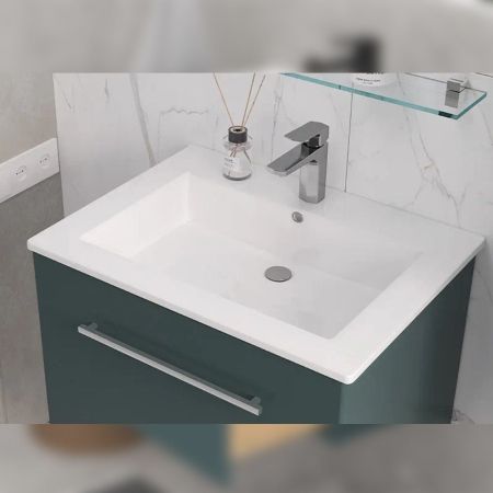 Тумба под раковину подвесная Velvex Posse tp.POS.OSK.65.1Y верде, 65 см, артикул tp.POS.OSK.65.1Y верде