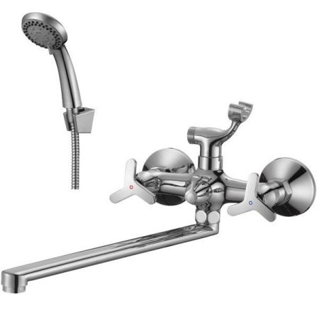 Смеситель для ванны и душа Rossinka RS40-84 Хром, артикул RS40-84