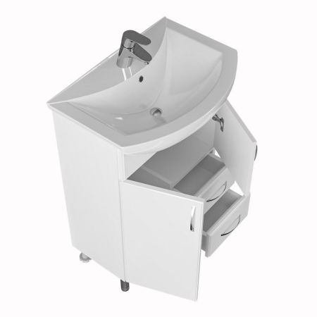 Тумба для умыв. "Сити-60" 2 ящ. (Ум. Уют 60), артикул 201076