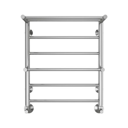 Полотенцесушитель электрический с полкой Terminus Аврора П6 50х60, хром, артикул 4670078563262