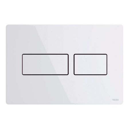 TECEsolid. Панель смыва, металл, белая глянцевая, артикул 9240432