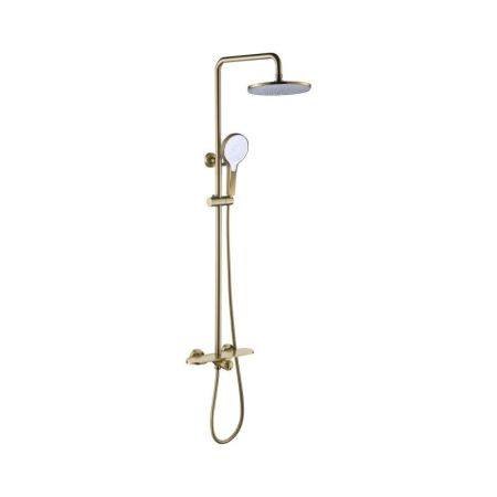 Душевая система Bronze de Luxe ICON 80112CG, матовое золото, артикул 80112CG