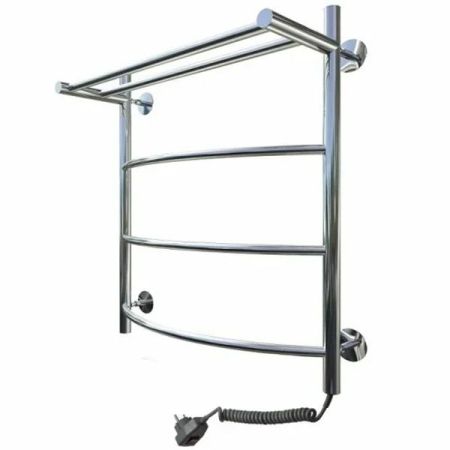 Электрический полотенцесушитель Тругор ПЭК 5 П 60x40 с полкой Хром