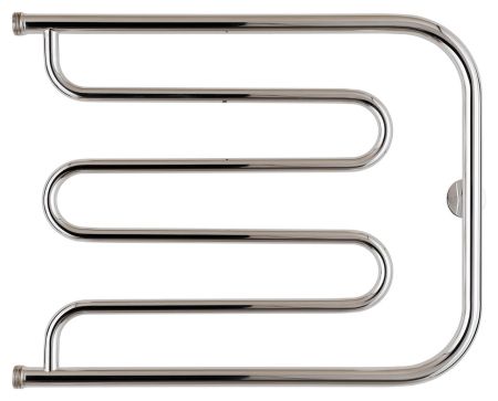 Полотенцесушитель водяной "СТИЛЬЕ" ТАНДЕМ 500х650 резьба-сгон 1" (Без покрытия)