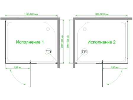 Душевой уголок Royal Bath  RB  HPVD-C-CH 120х100х200 (матовое), артикул RB1120HPVD-C-CH