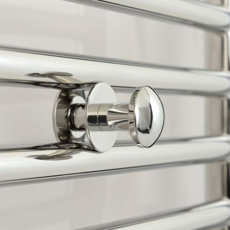 Крючок, Сунержа, СФЕРА, одинарный, ширина, мм-34, глубина, мм-49, высота, мм-34, тип установки-между перемычками полотенцесушителя, для водяных и электрических моделей, материал-нержавеющая сталь, крепления в комплекте, цвет-белый, артикул 12-2010-0001