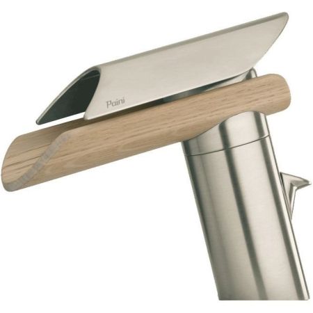 Смеситель для раковины Paini Morgana 73PW211LH Никель Светлый дуб, артикул 73PW211LH