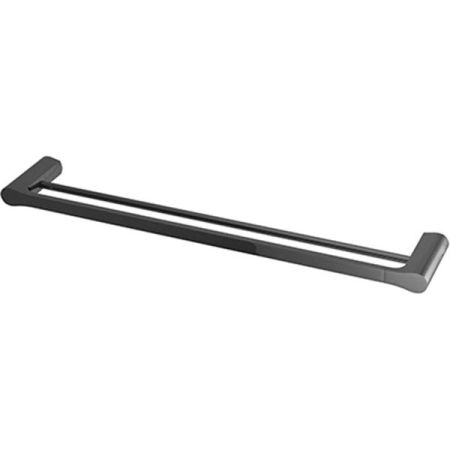 Полотенцедержатель WasserKRAFT Wiese K-8940 двойной Оружейная сталь