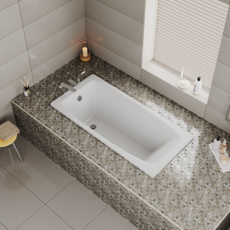 Ванна чугунная Delice Repos 1700х700, без ручек, артикул DLR220508