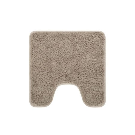 Коврик для ванной комнаты с вырезом, 50х50, микрофибра, светло-коричневый, IDDIS, BTLT07Mi12, артикул BTLT07Mi12