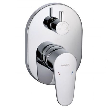 Смеситель для душа Bravat Eler FB848238CP-3-RUS Хром, артикул FB848238CP-3-RUS