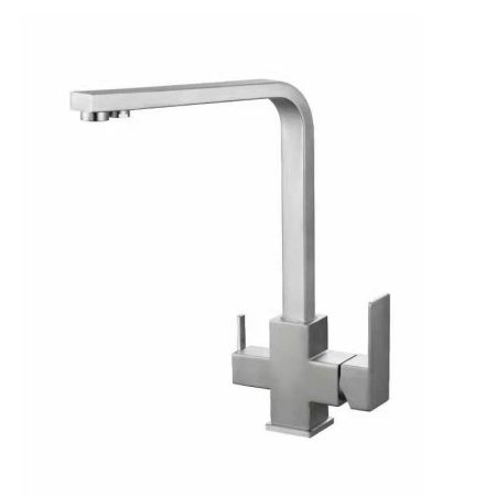 Смеситель для кухни Haiba HB76803-2, сталь