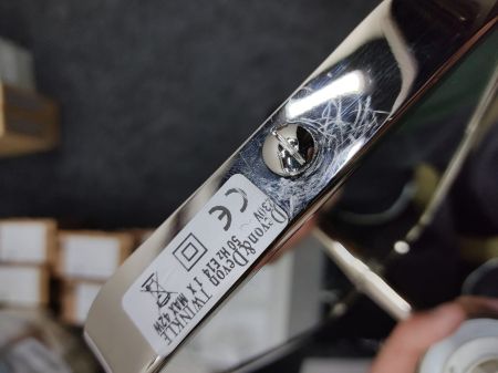 Devon Twinkle Cветильник настенный, 140х210 мм, IP20, цвет: никель блестящий (с царапинами с ВЫСТАВКИ), артикул DETWINKLENK с царапинами/ВЫСТАВКА