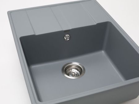 Кухонная мойка Grandex Aqua Topline 600312, серый