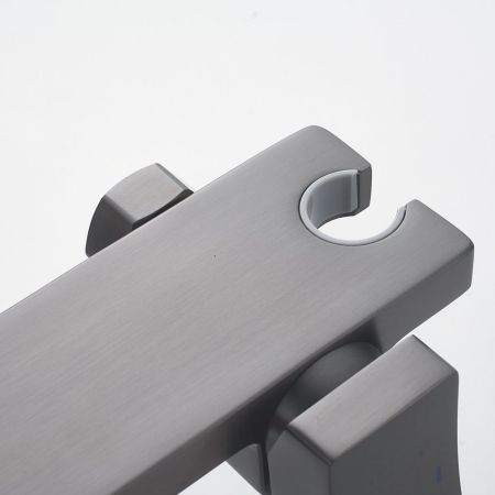 Гигиенический душ со смесителем Shevanik S6105T-1, оружейная сталь