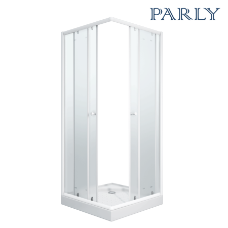 Уголок ZFQ81 душевой PARLY с поддоном (80х80х190)