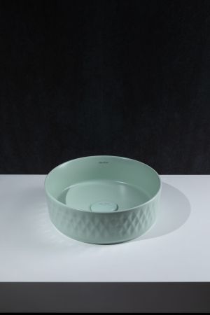 Раковина накладная Allen Brau Fantasy Romb 36 4.11033.MT мятный, артикул 4.11033.MT