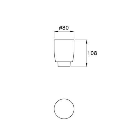Stella Bamboo Матовый стеклянный стакан B012