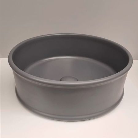 Artceram ATELIER Раковина накладная, d44см, без отв под смеситель, без перелива, цвет: denim, артикул ATL001 37 00 denim САЛОН