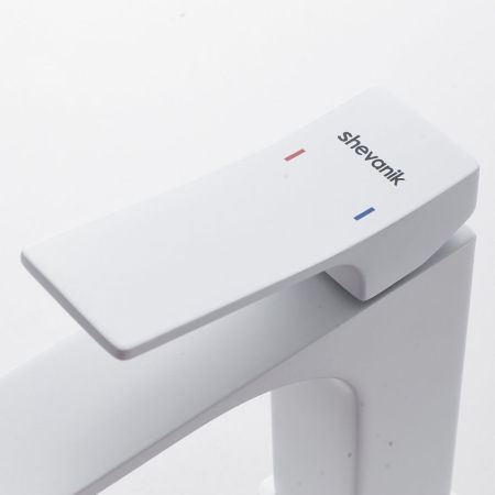 Смеситель для раковины Shevanik S6101C, белый