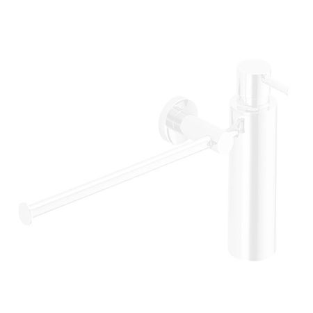 Colombo Plus Полотенцедержатель с дозатором для жидкого мыла, подвесной, цвет: белый матовый, артикул W4975.BM