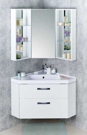 Тумба под раковину Акватон Кантара 110 подвесная 1A205601ANW70 Дуб полярный, артикул 1A205601ANW70