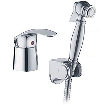 Гигиенический душ со смесителем Haiba HB1221-2, хром