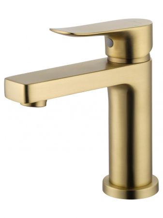 Смеситель для раковины WONZON & WOGHAND Blend, Брашированное золото (WW-A40222-BG)