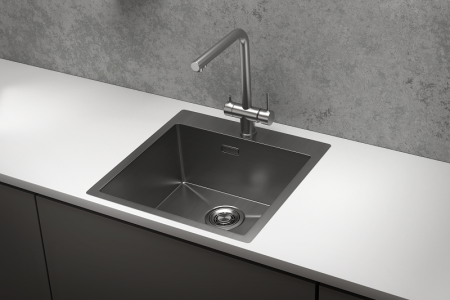 Кухонная мойка GRANULA (5151, СТАЛЬ САТИН), артикул 5151, СТАЛЬ САТИН