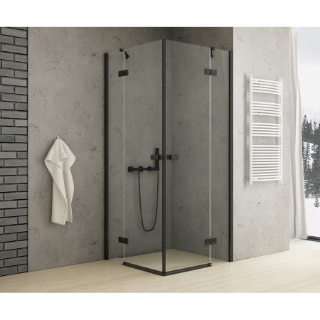 Душевое ограждение NEW TRENDY REFLEXA BLACK 120x100x200 EXK-1340/EXK-1339 (черный), артикул EXK-1340/EXK-1339