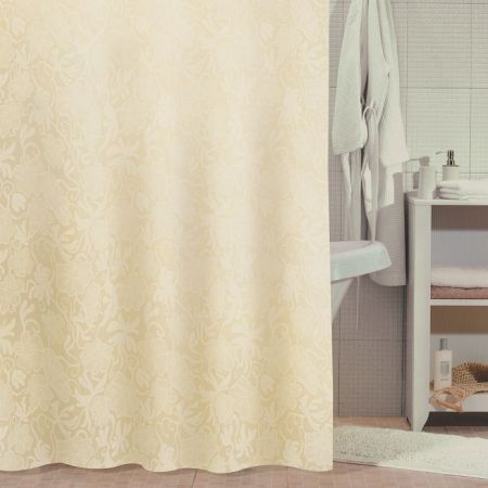 Штора для ванны Milardo Beige Miracle 180x180 Бежевая, артикул 840P180M11
