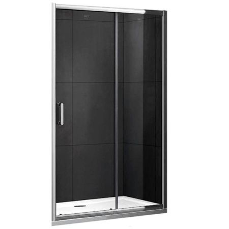 Душевая дверь в нишу Gemy S30191D 110 профиль Хром стекло прозрачное, артикул S30191D