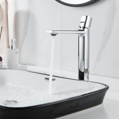 Смеситель для раковины высокий Maretti Lorenza LR32RF842-V, хром, артикул LR32RF842-V