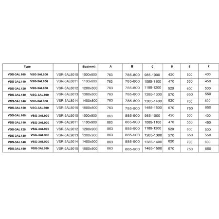 Душевые уголки Vincea Душевой уголок Alpha VSR-3AL9011CLG, 1100*900, брашированное золото, стекло прозрачное, , шт, артикул VSR-3AL9011CLG