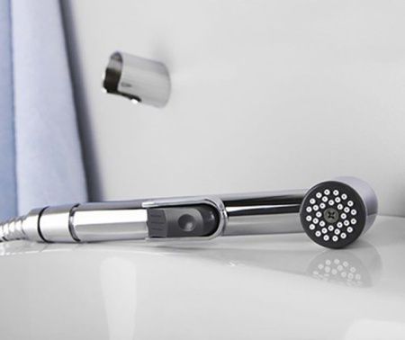 Смеситель для раковины WasserKRAFT Main 4108 с гигиеническим душем Хром