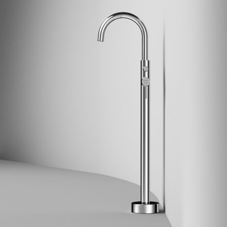 F7514100 Sense, смеситель д/ванны/душа, отдельностоящий, хром, шт., артикул F7514100