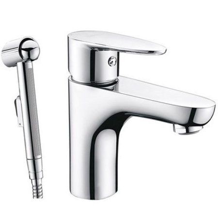 Смеситель для раковины WasserKRAFT Leine 3508 с гигиеническим душем Хром