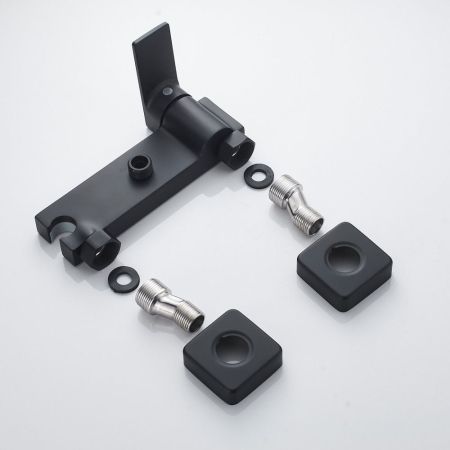 Гигиенический душ со смесителем Rose R1805H-1, черный