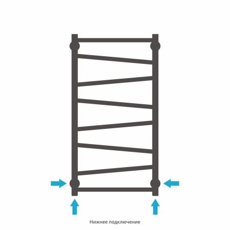 Полотенцесушитель водяной Сирокко 800х400 (Матовый Белый)