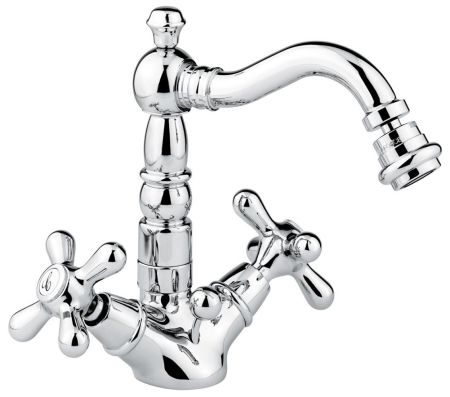 Смеситель Deco Old с донным клапаном для биде, цвет хром, артикул 12614CR