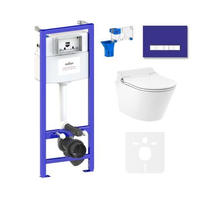 Комплект для подвесного унитаза 7 в 1 Lavinia Boho Relfix Smart V-Clean 87561189, артикул 87561189