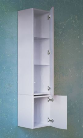 Шкаф пенал Raval Moon 33 подвесной Белый, артикул Moo.04.110/P/W