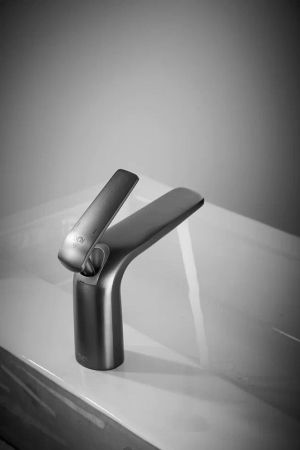 Смеситель для раковины Rose R39T R3901T, оружейная сталь, артикул R3901T