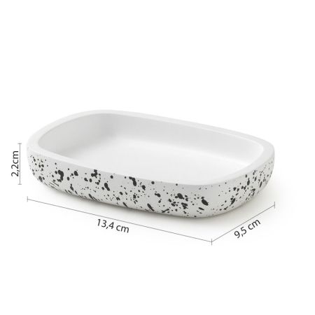 Gedy Layla, настольная мыльница, цвет белый матовый, артикул LL11(02)