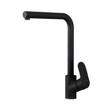 F8005022 Like, смеситель для кухни L-образный излив, черный, шт.