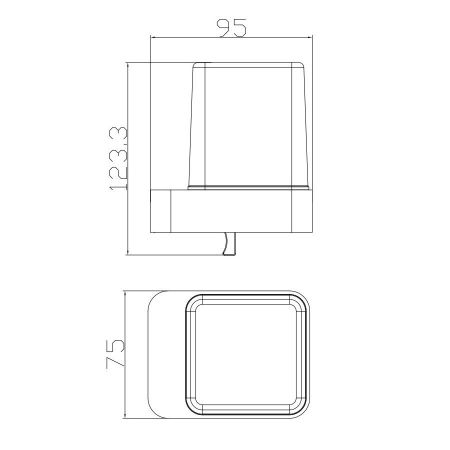 Стакан для ванной комнаты Rav Slezak NIL NLA0304, хром, артикул NLA0304
