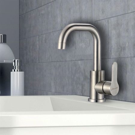 Смеситель для раковины Maretti Project-S PS32RP55, сатин, артикул PS32RP55