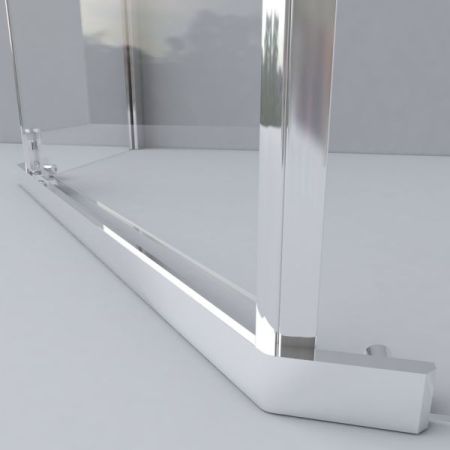 Душевой уголок Vincea Stresa 90x90 VSP-1S900CH профиль Хром стекло шиншилла, артикул VSP-1S900CH